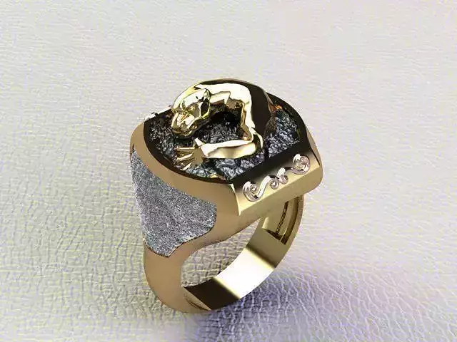 Tiger Men Ring