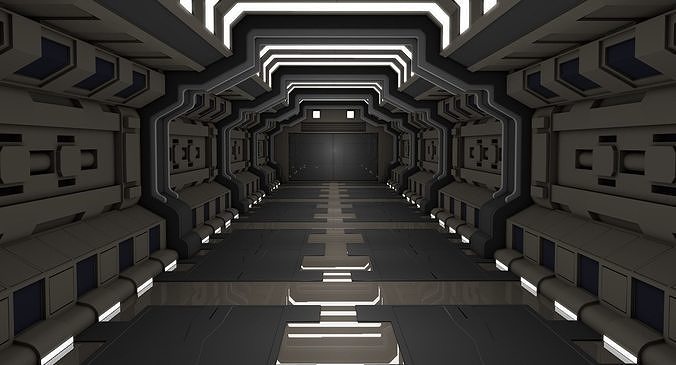 Sci Fi Corridor  3D model