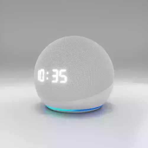 Echo Doth 4th Gen whith clock editable Alexa