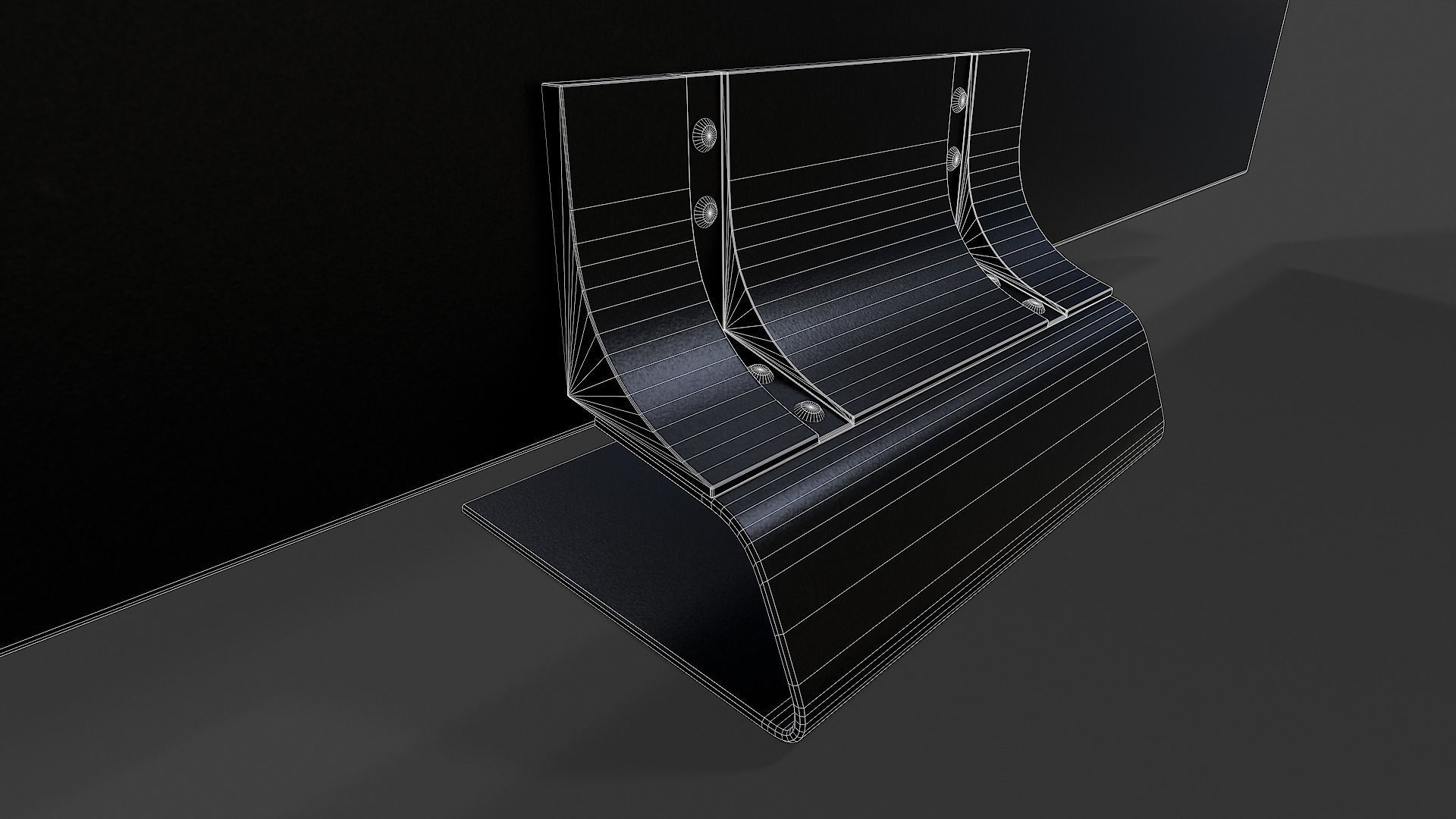 Televisions Collection - Low Poly tall lamp _14