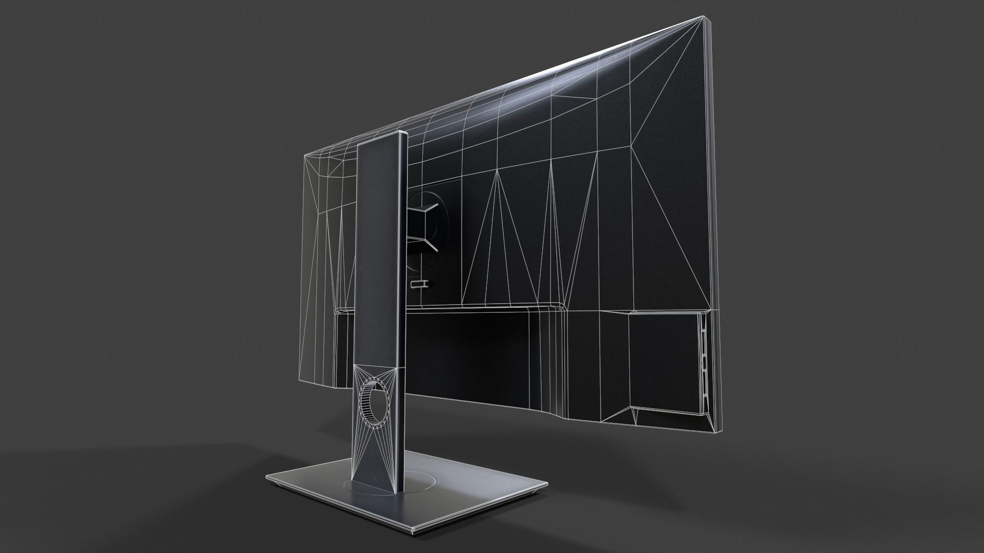 Monitors Collection - Low Poly samsung uhd tv _7