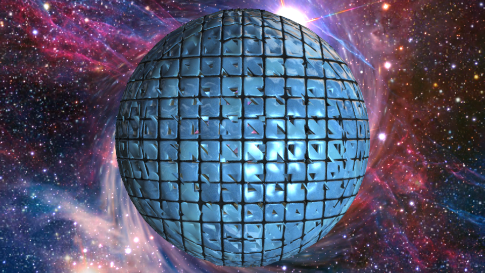 Sci Fi Ball Collection 3D model_6