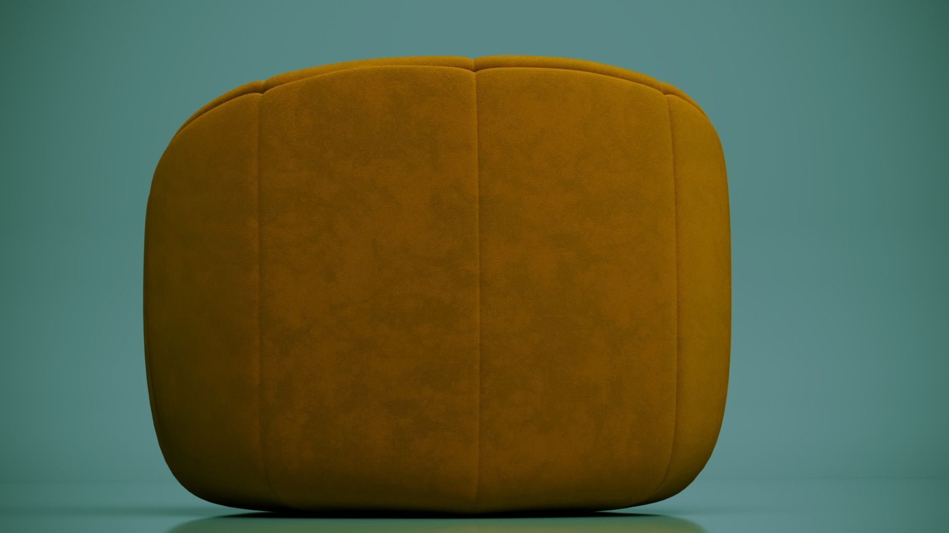Pumpkin Armchair  3D model_3