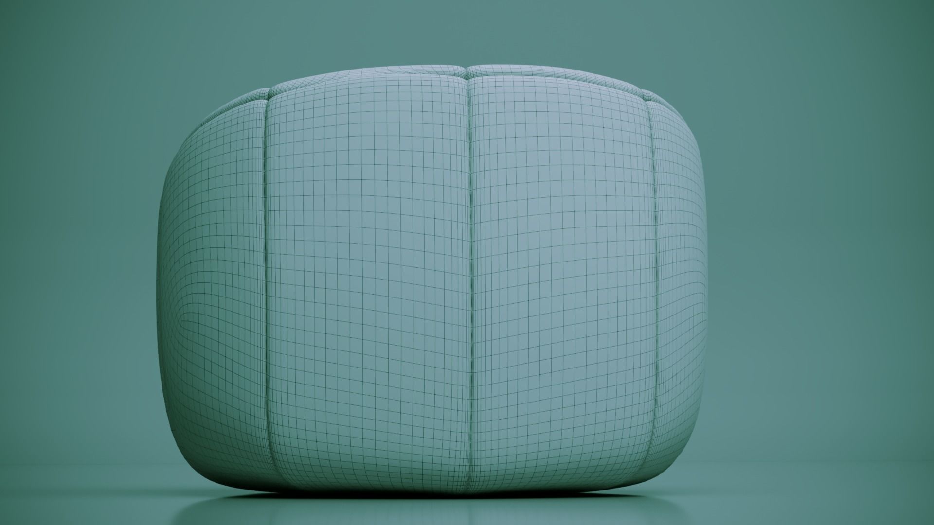 Pumpkin Armchair  3D model_8