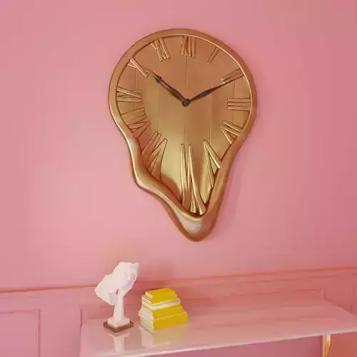 Melted clock 3D model