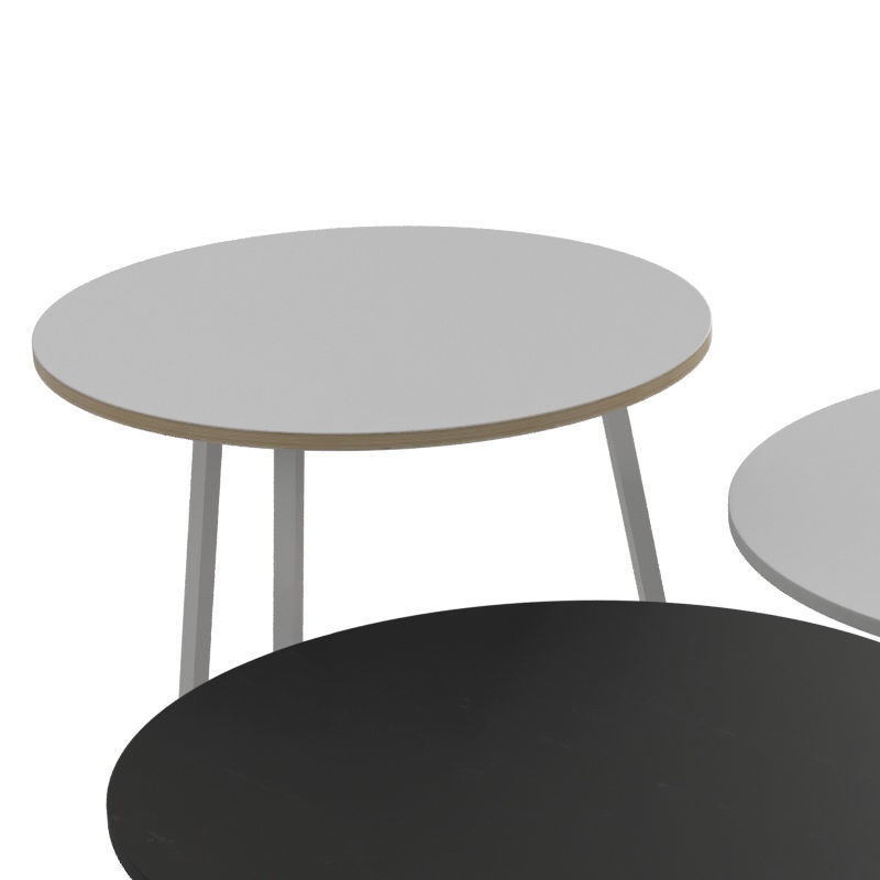 Loop Stand Round Table 3D model_1