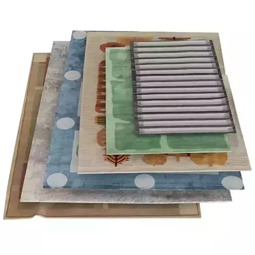 rug collection 02 3D model