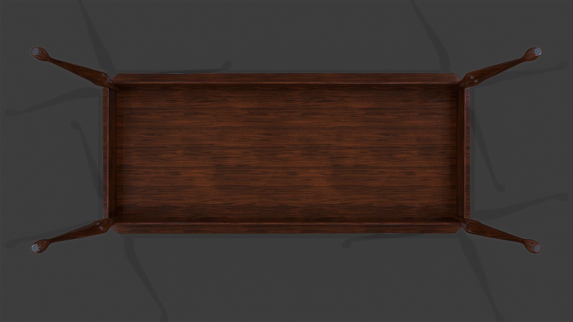 Tables Collection - Low Poly wooden table with circular top _27