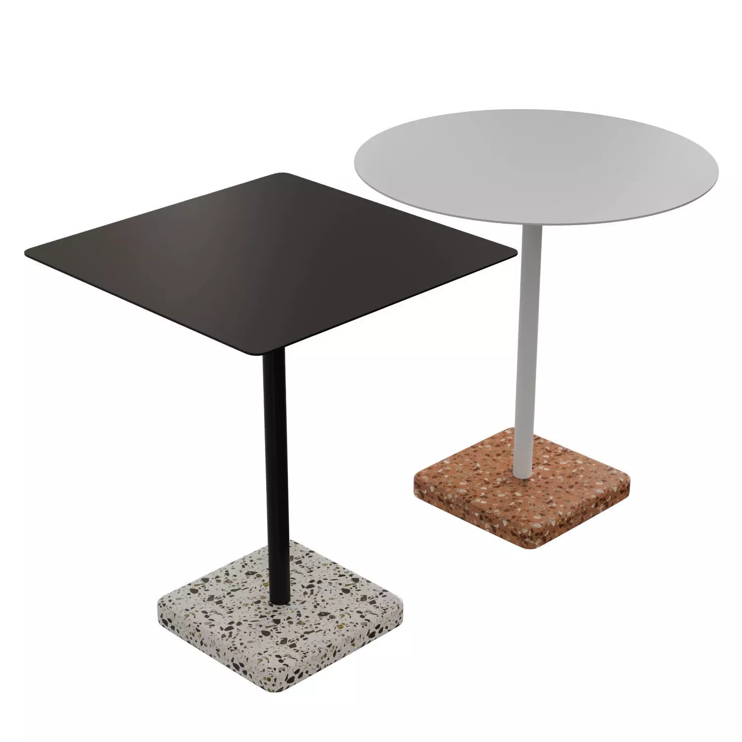 Terrazzo Table 3D model_0
