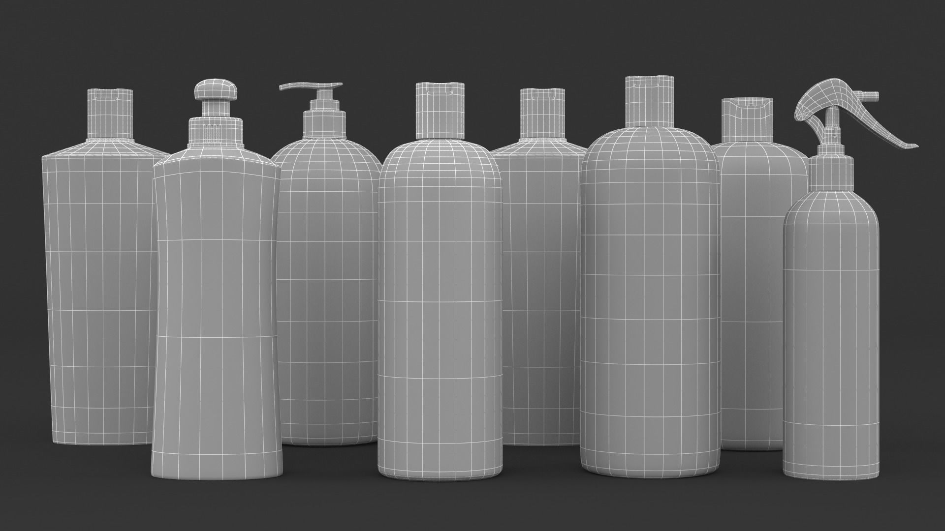 TRESemme Collection bottle of hair conditioner 3D model_25