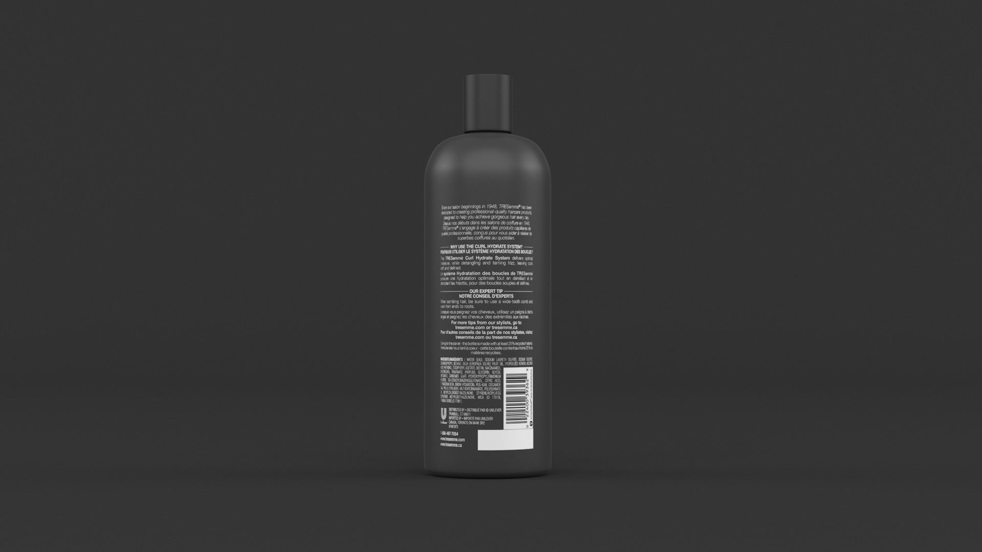 TRESemme Collection bottle of hair conditioner 3D model_14
