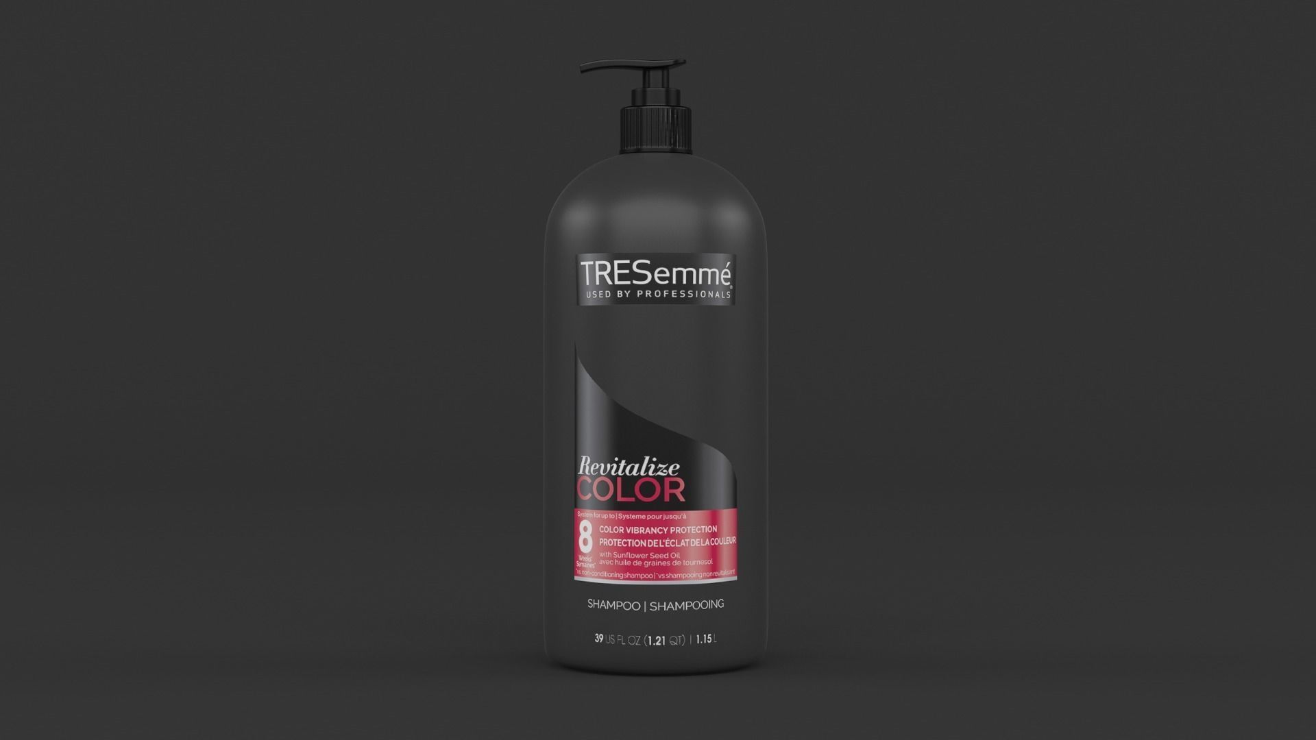TRESemme Collection bottle of hair conditioner 3D model_4