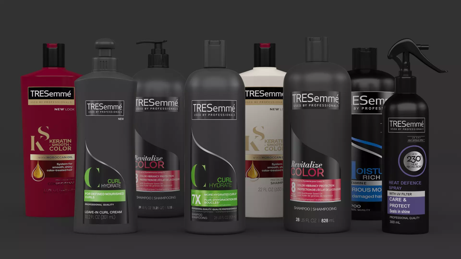 TRESemme Collection bottle of hair conditioner 3D model_0