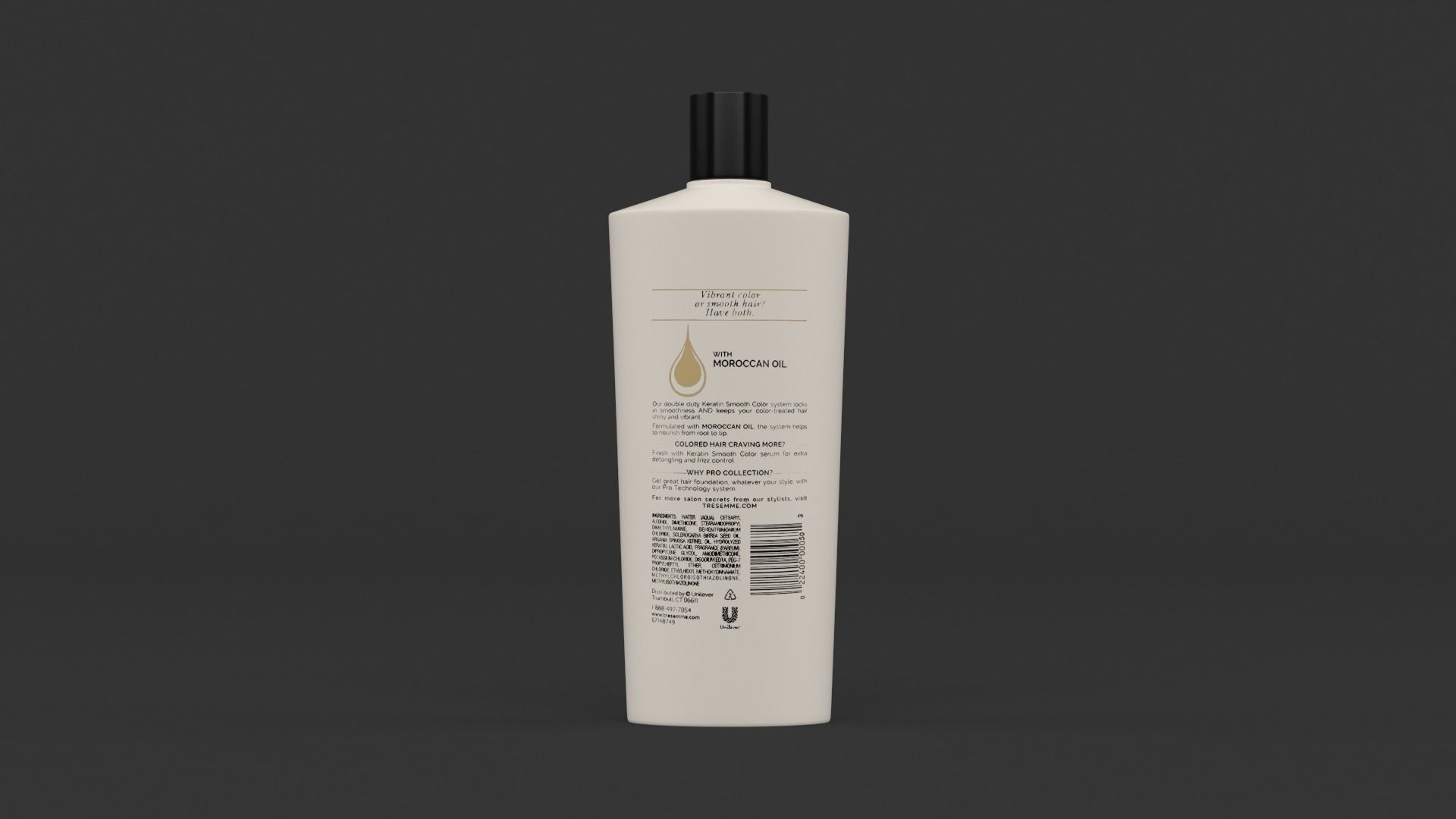 TRESemme Collection bottle of hair conditioner 3D model_8