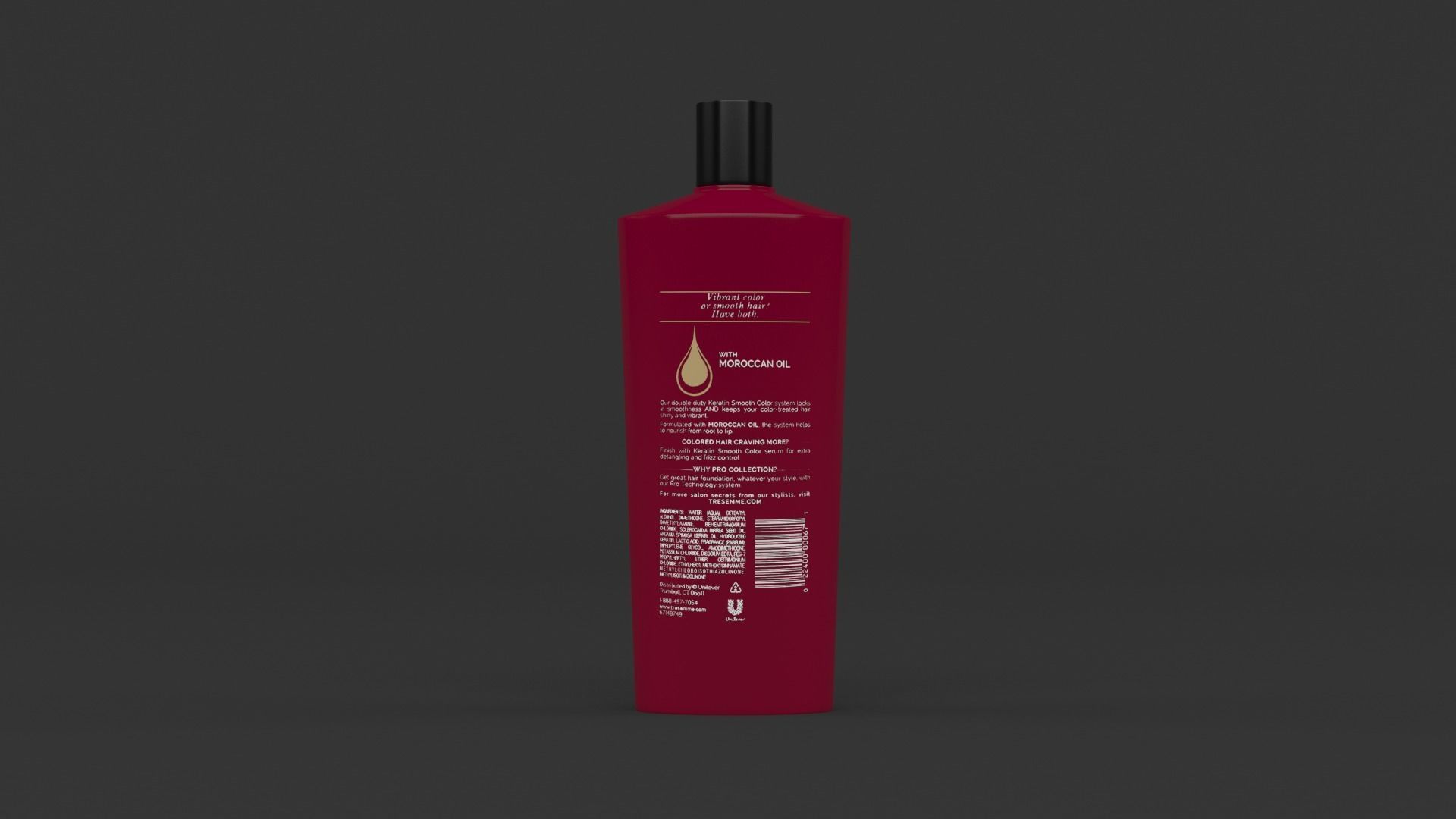 TRESemme Collection bottle of hair conditioner 3D model_2