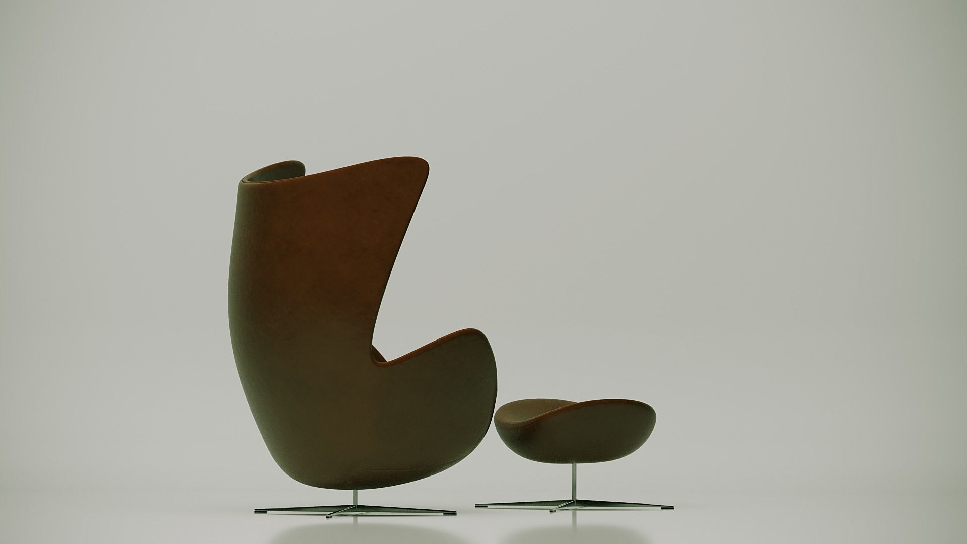 Egg Chair 3D model_2