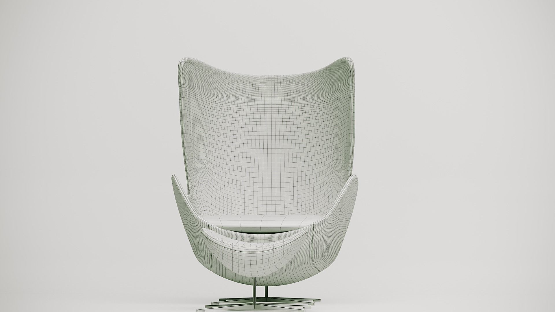 Egg Chair 3D model_6