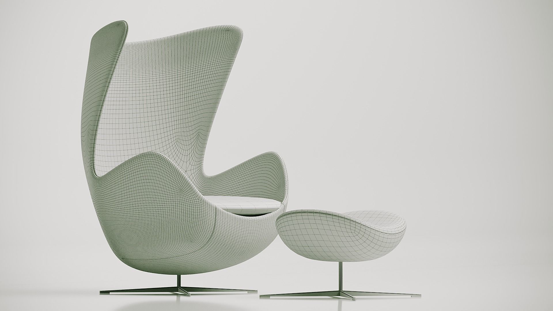 Egg Chair 3D model_7