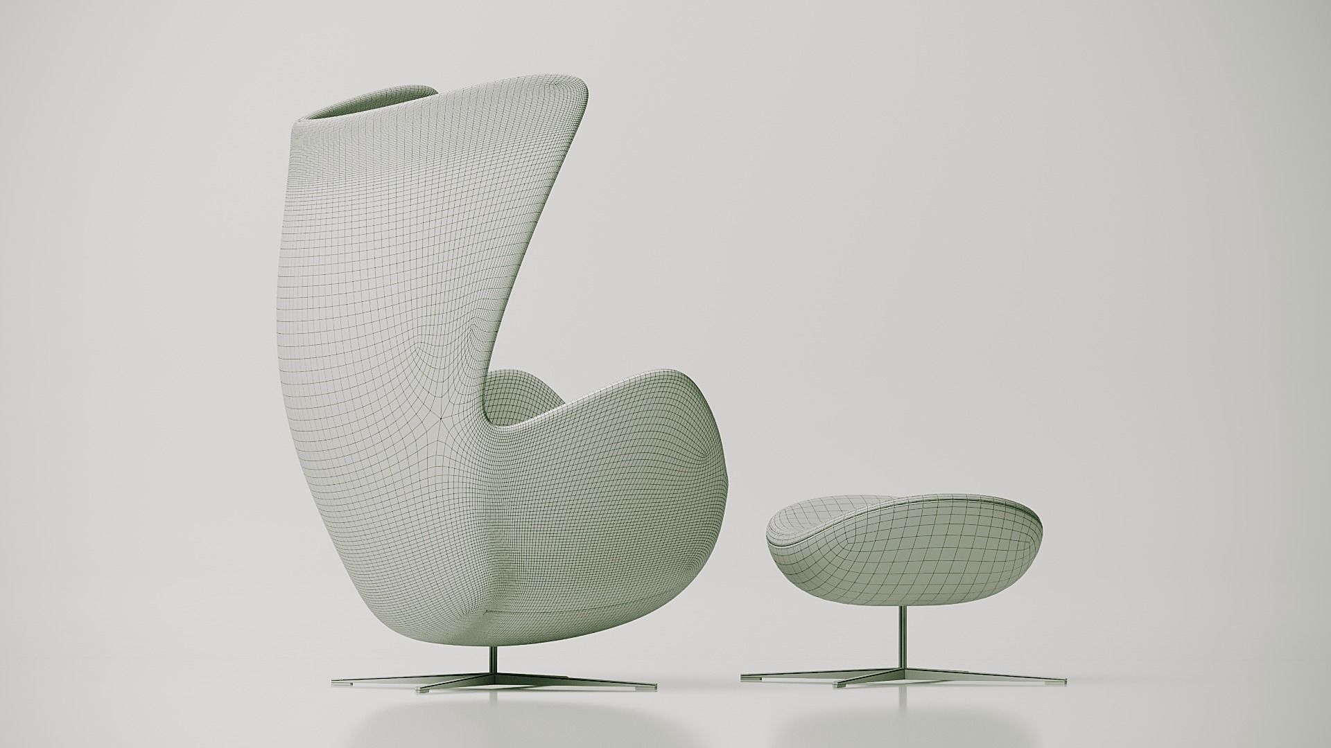 Egg Chair 3D model_9