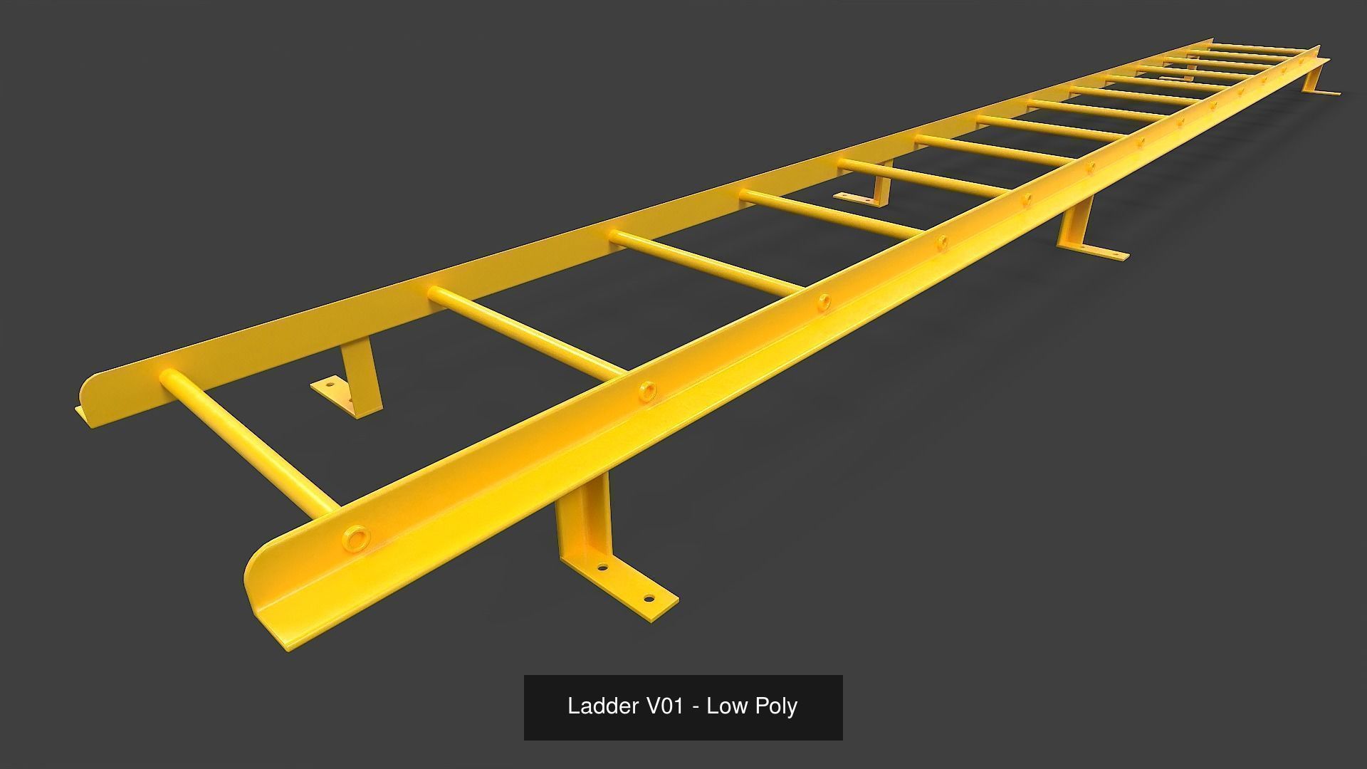 Ladders Collection - Low Poly ladder _1