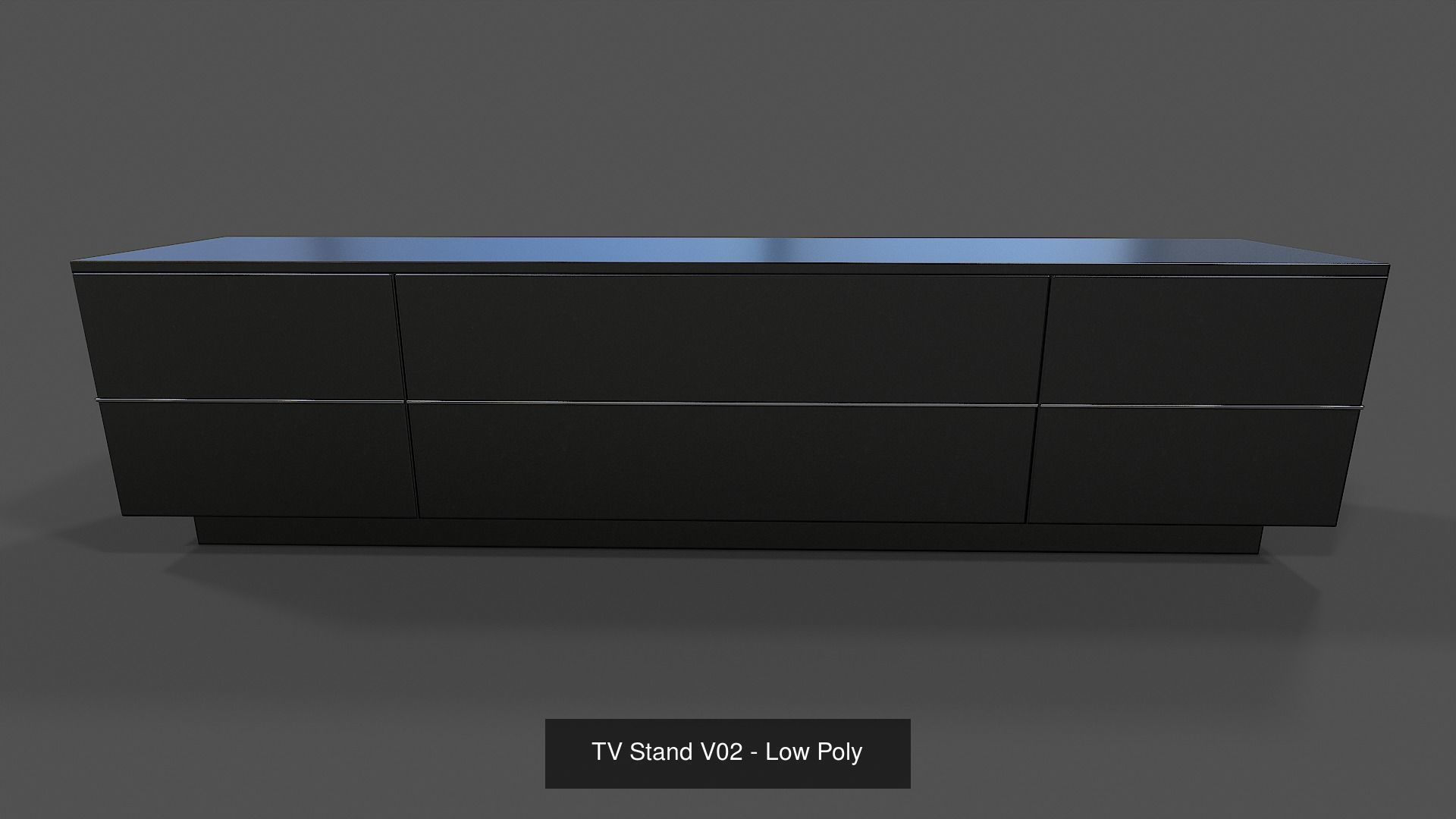 TV Stands Collection - Low Poly _2