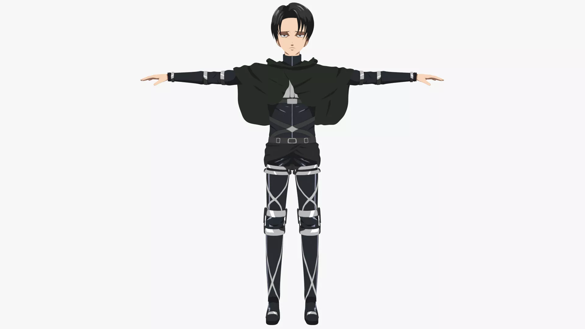 Levi Ackerman - Shingeki no Kyojin - Attack on Titan Low-poly 3D model