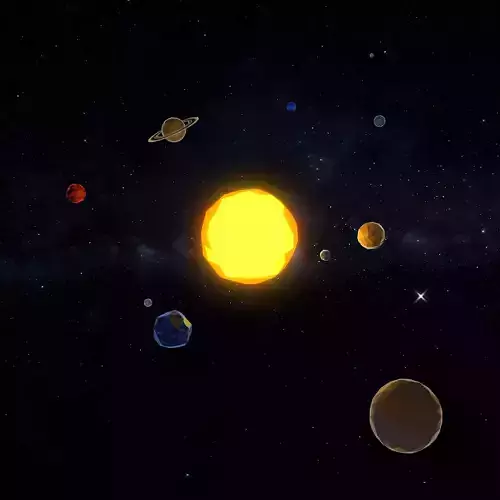 Stilized Solar System