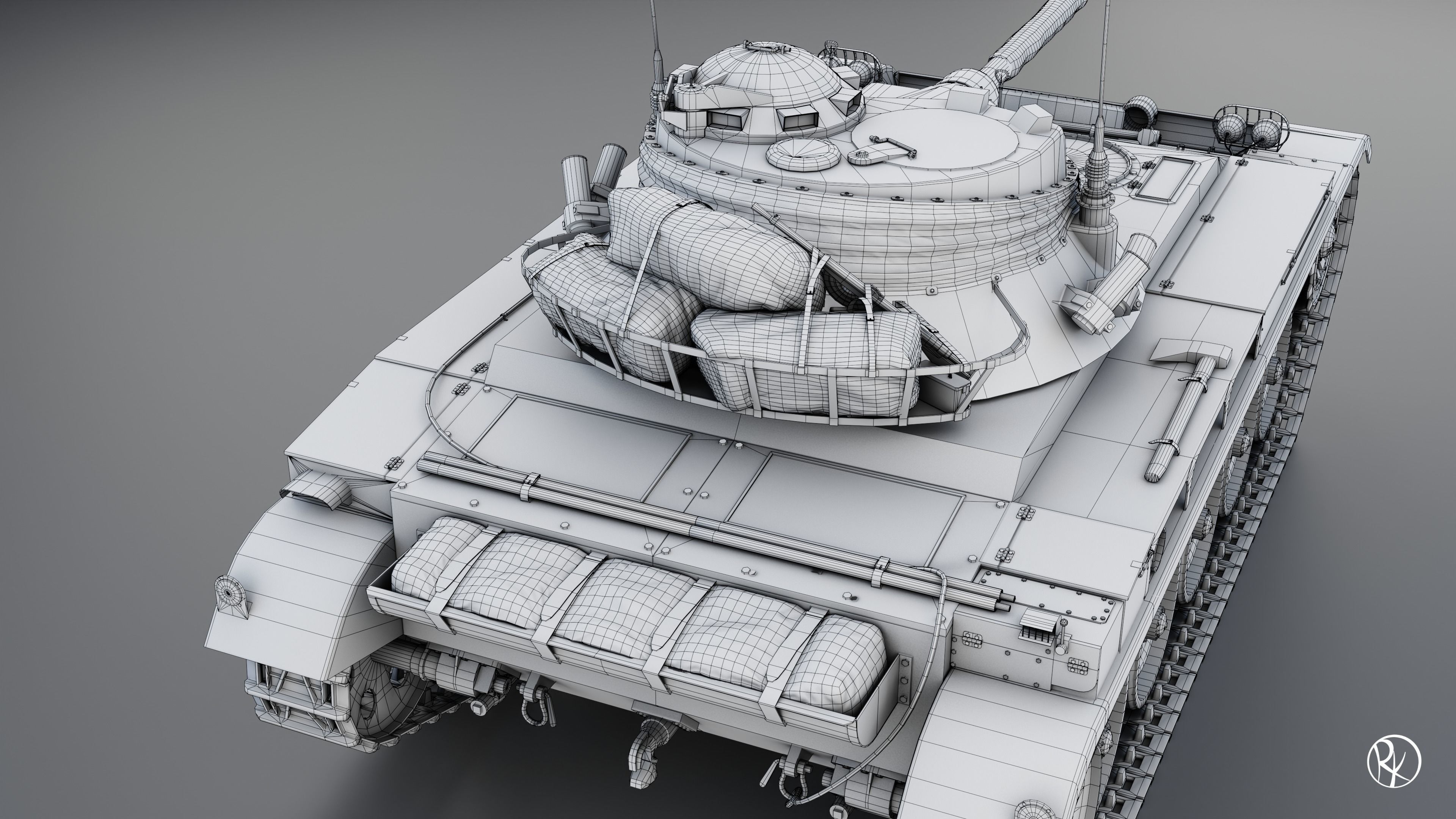 AMX-13 FL11 PBR Model 3D model_21