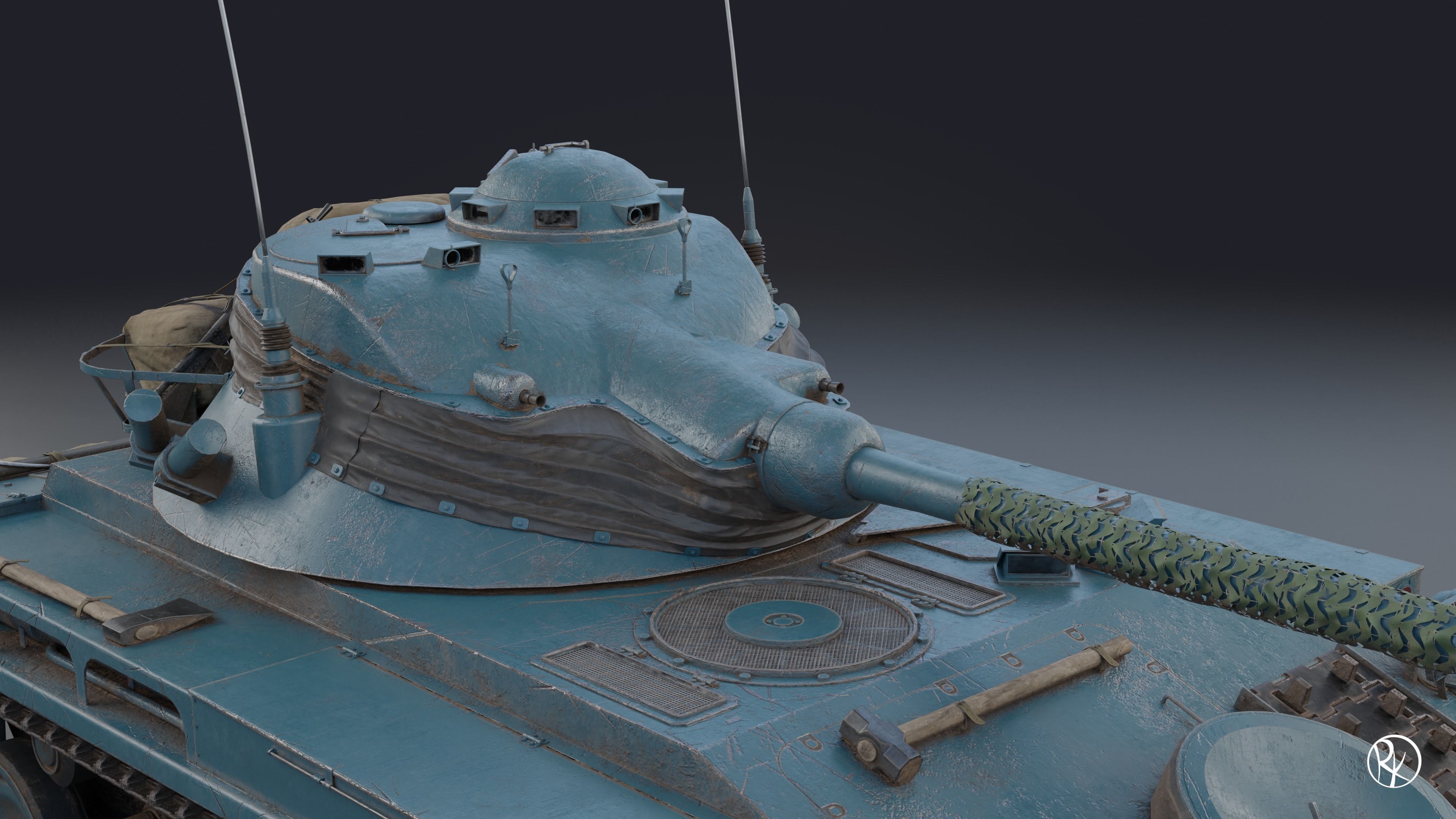 AMX-13 FL11 PBR Model 3D model_11