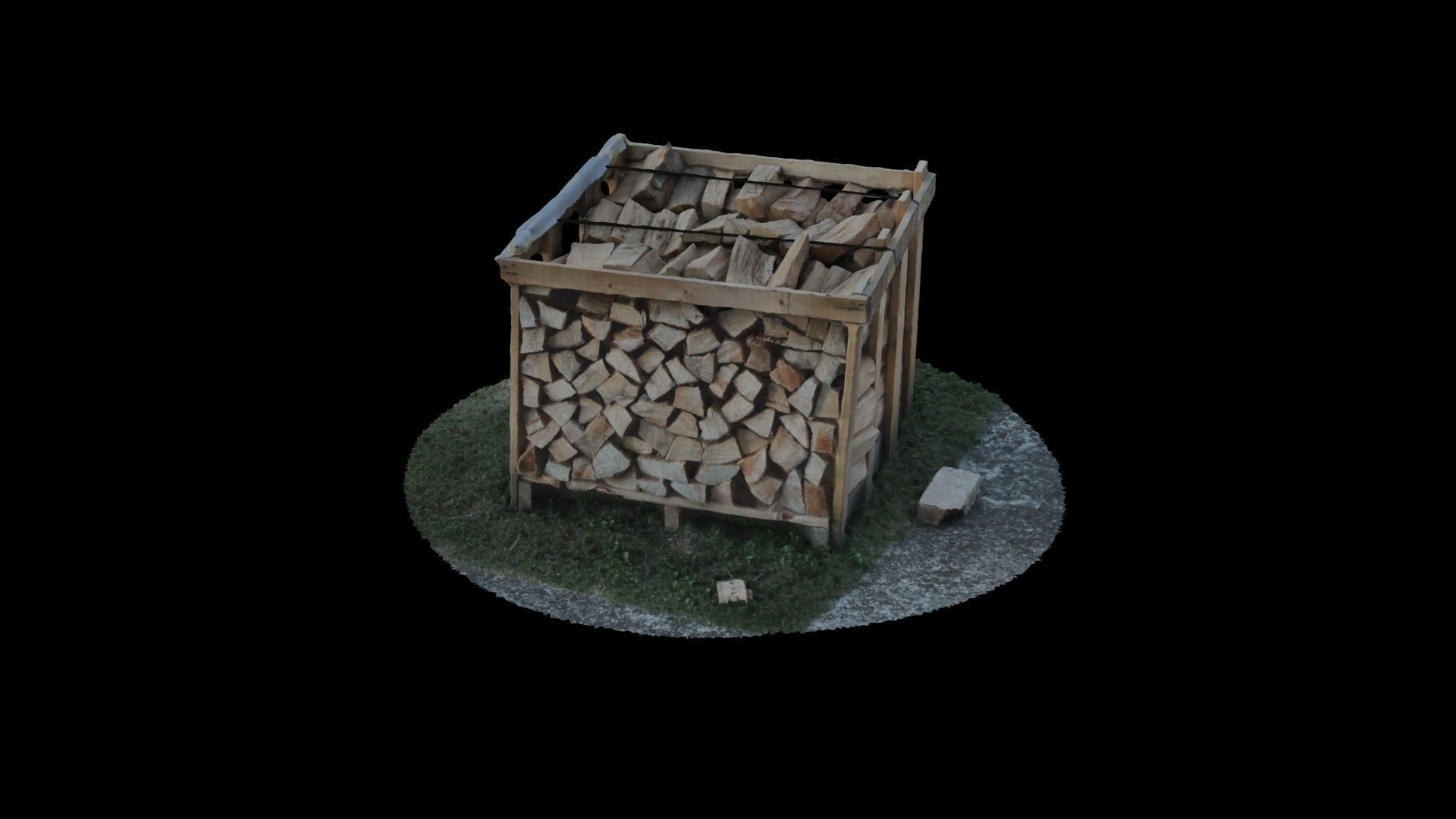 Wood Heap - Scanned 3D model_19