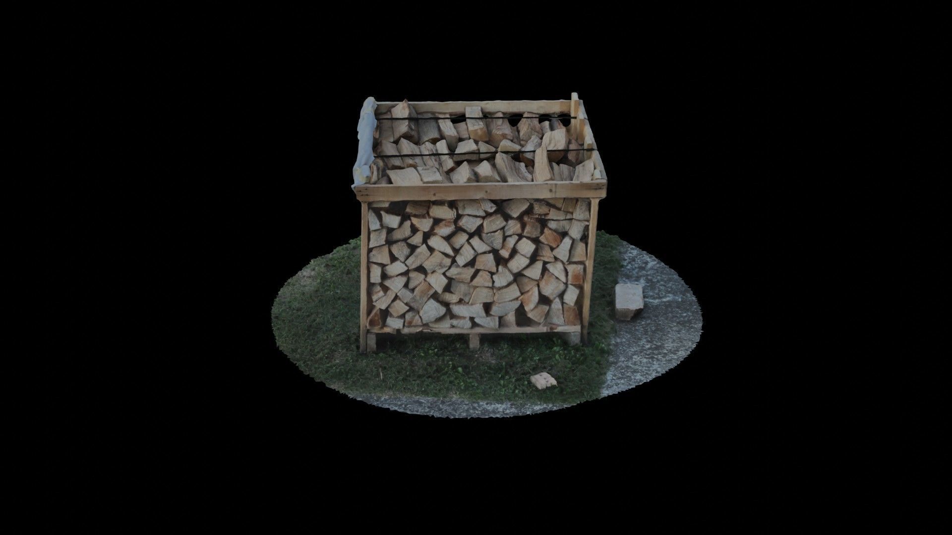 Wood Heap - Scanned 3D model_44