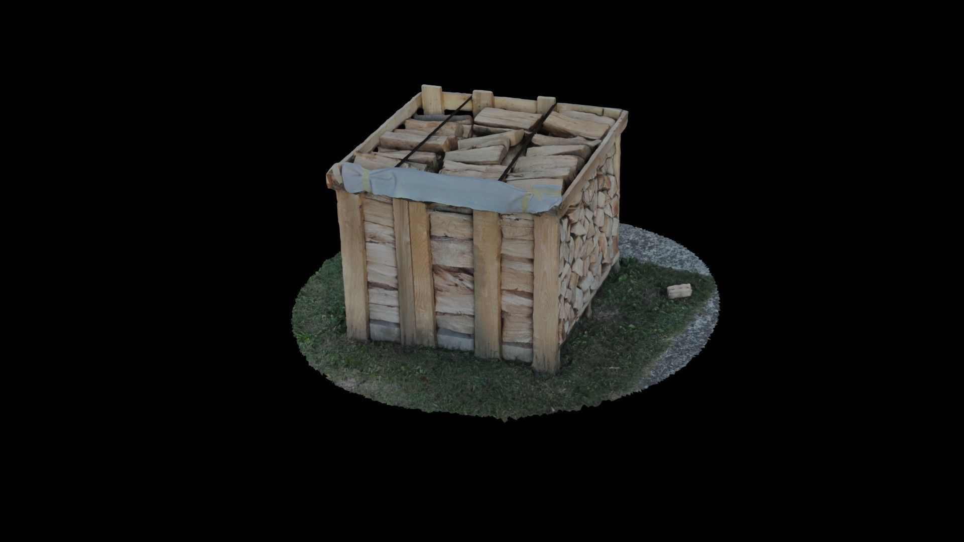 Wood Heap - Scanned 3D model_91