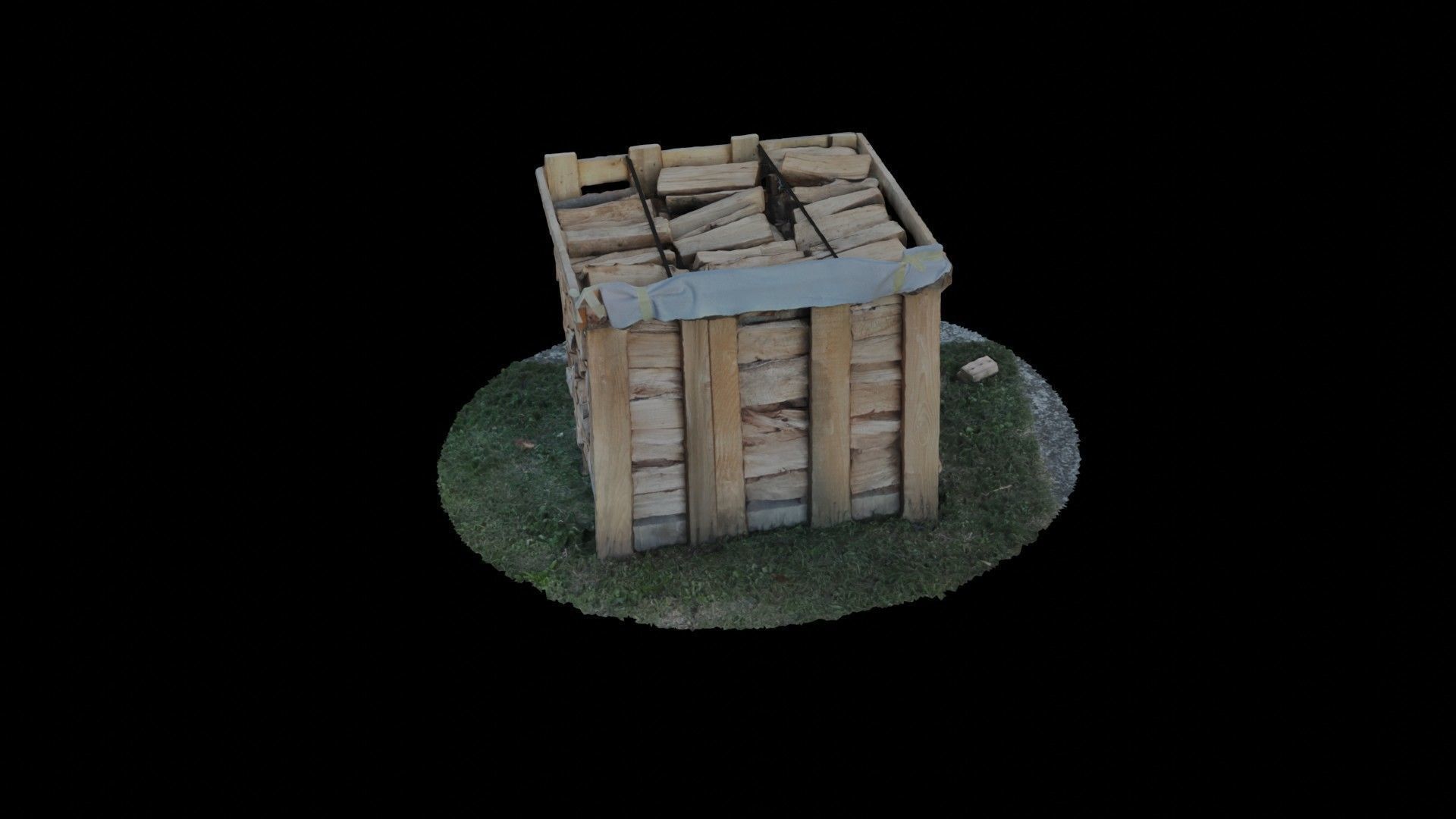 Wood Heap - Scanned 3D model_99