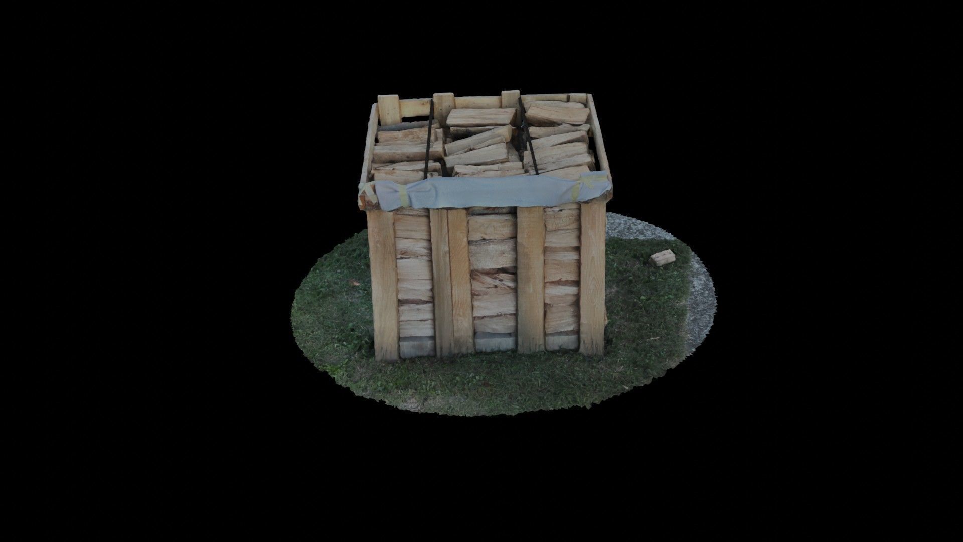 Wood Heap - Scanned 3D model_107
