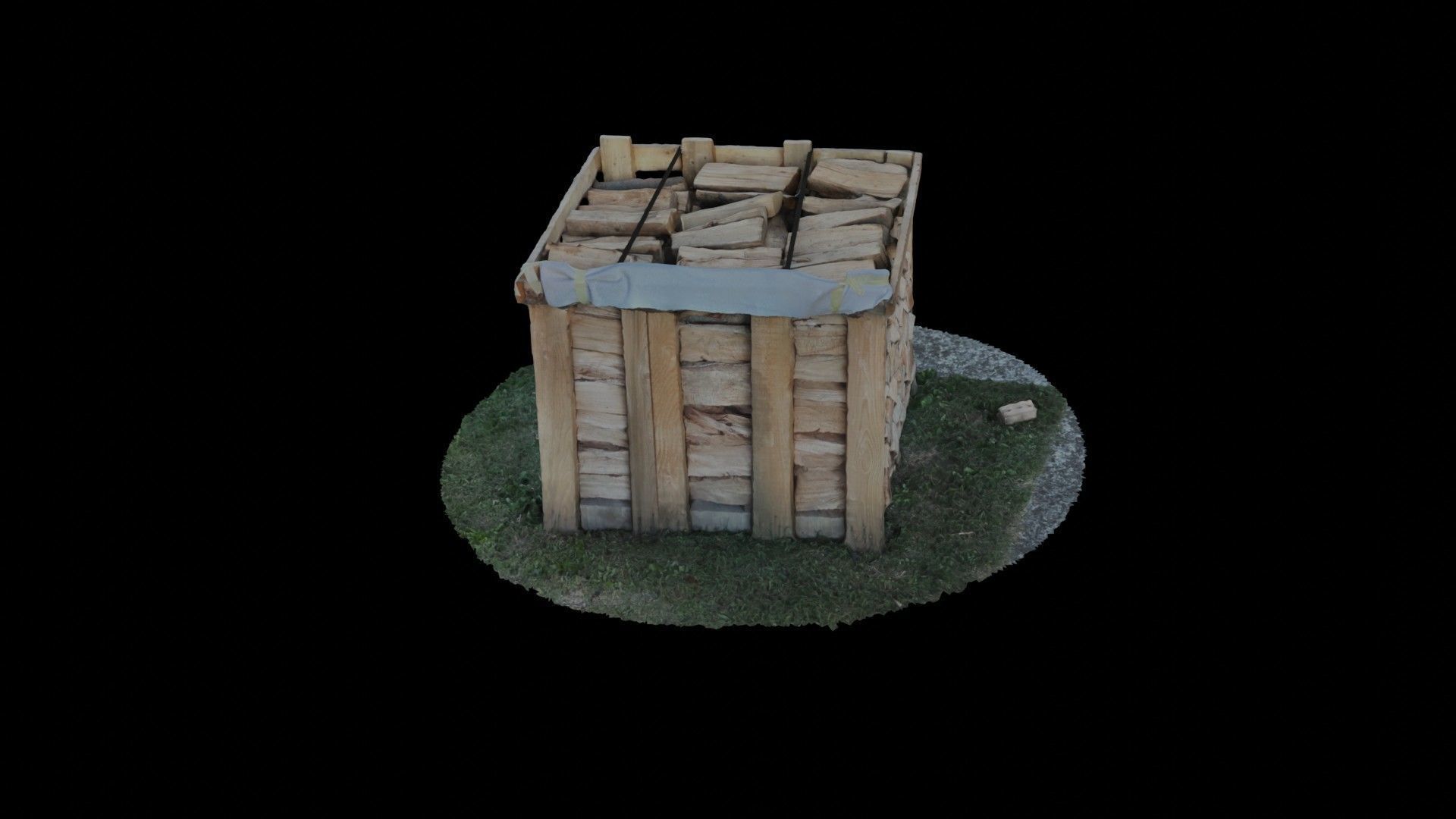 Wood Heap - Scanned 3D model_100