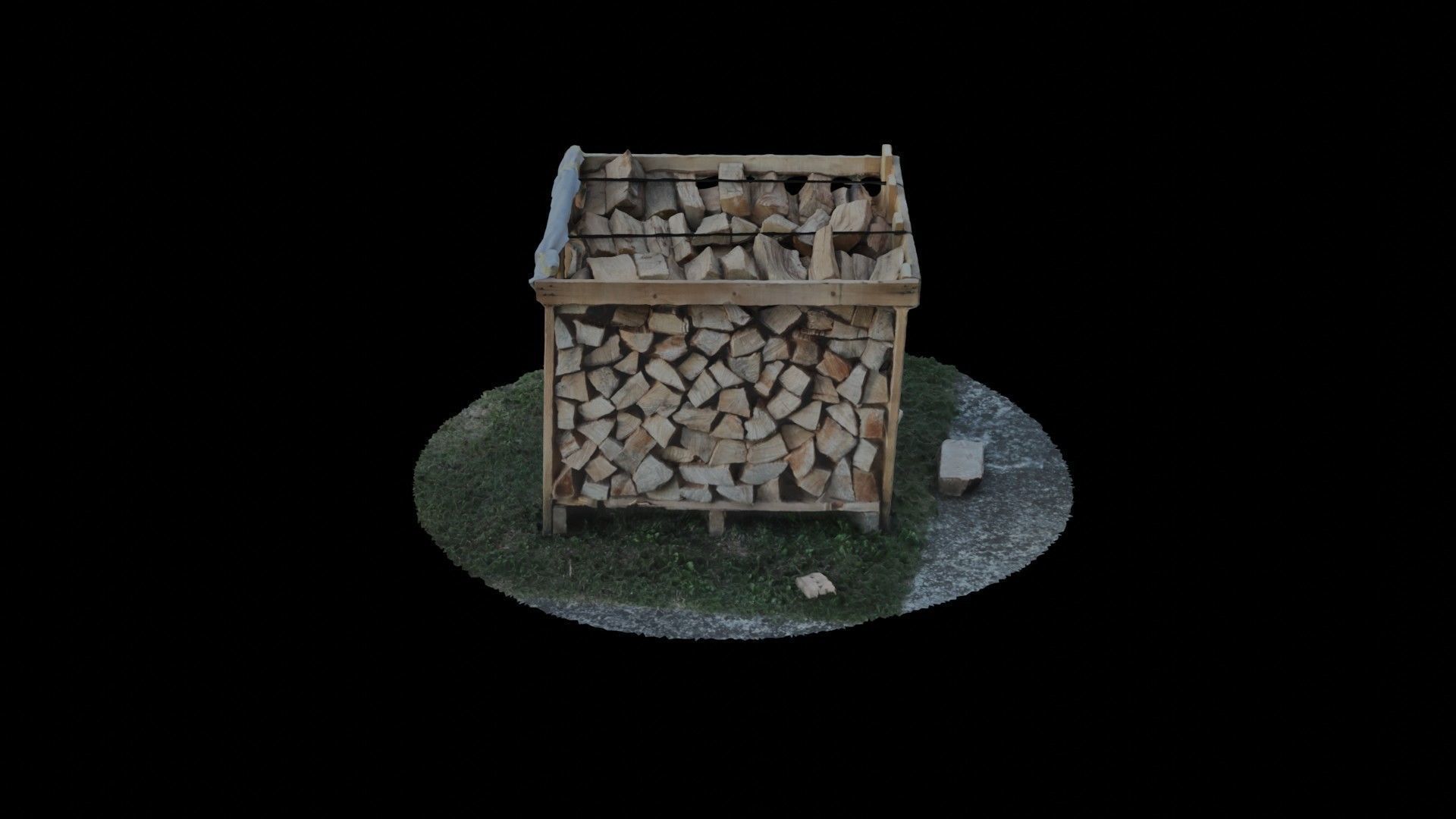 Wood Heap - Scanned 3D model_41