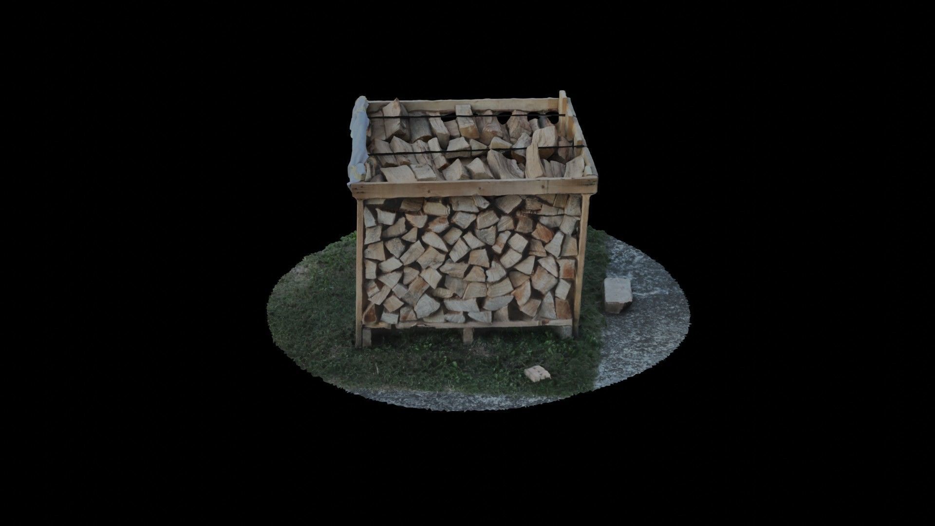 Wood Heap - Scanned 3D model_45