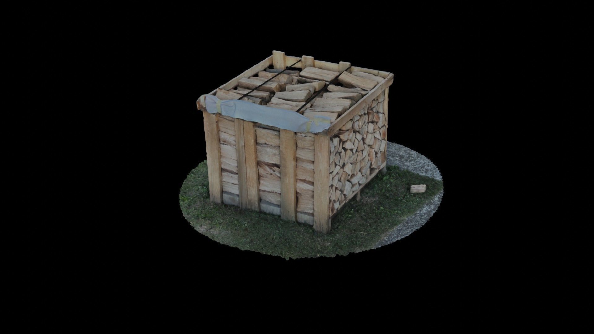 Wood Heap - Scanned 3D model_87