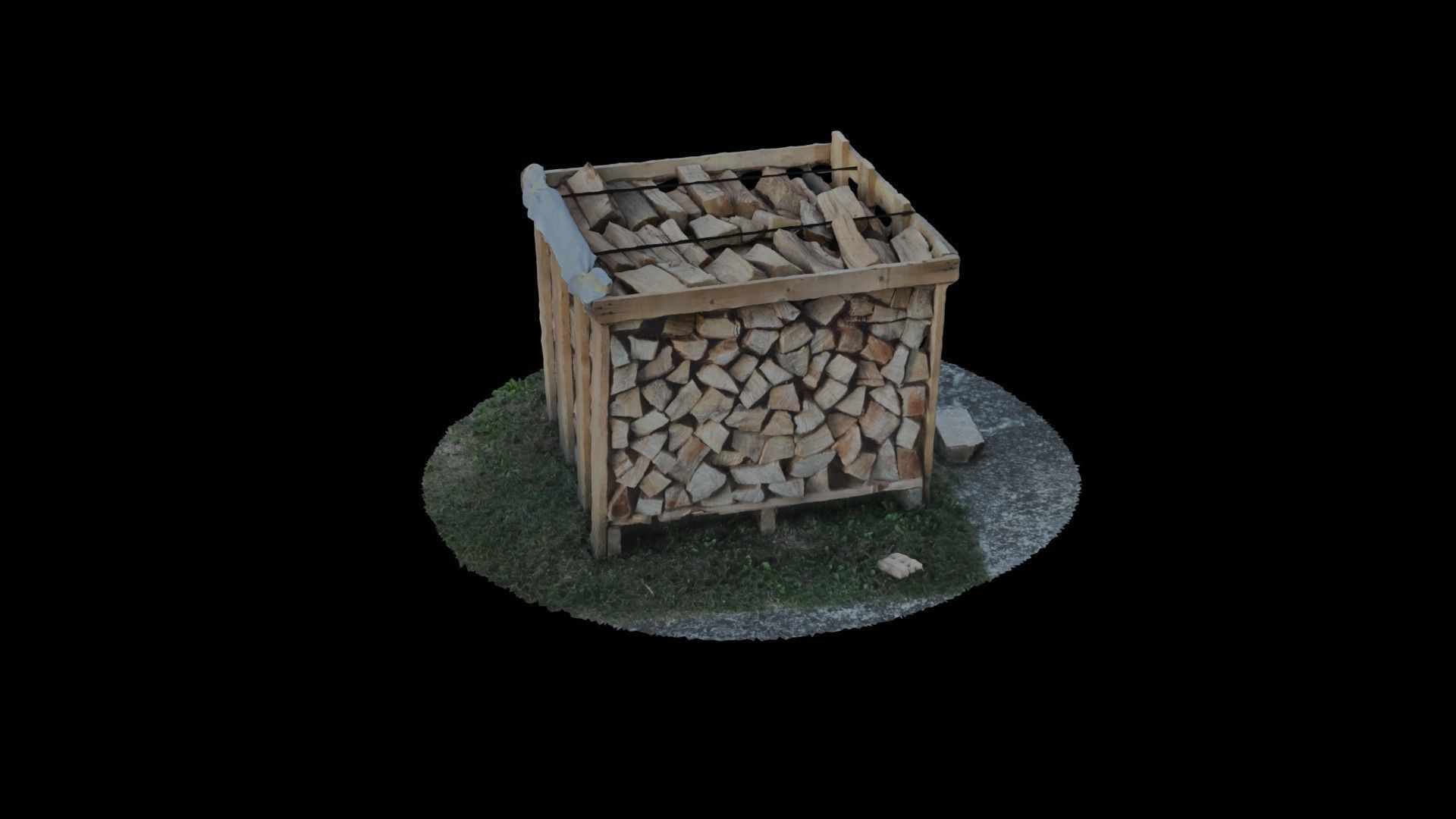 Wood Heap - Scanned 3D model_59