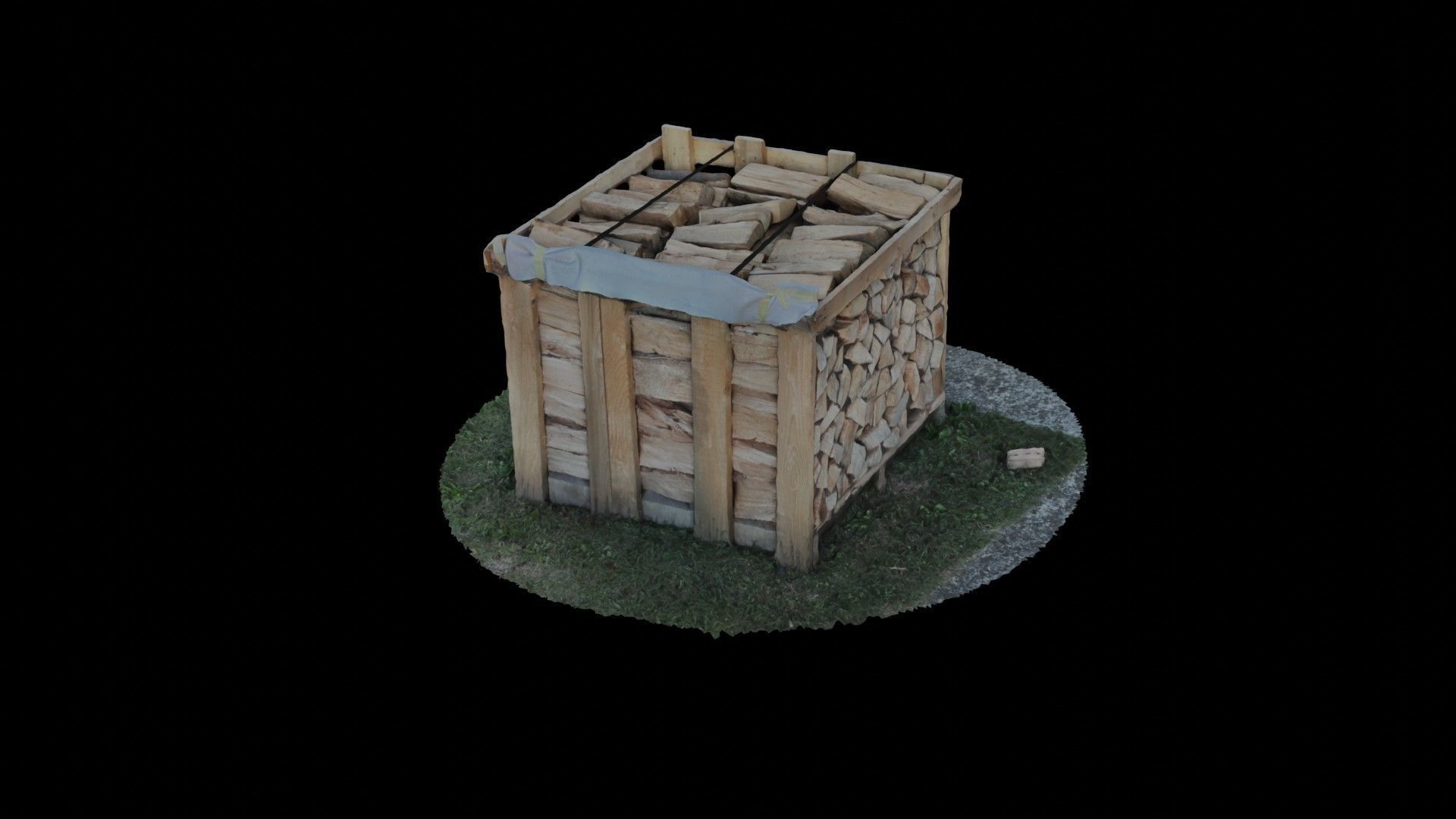 Wood Heap - Scanned 3D model_90