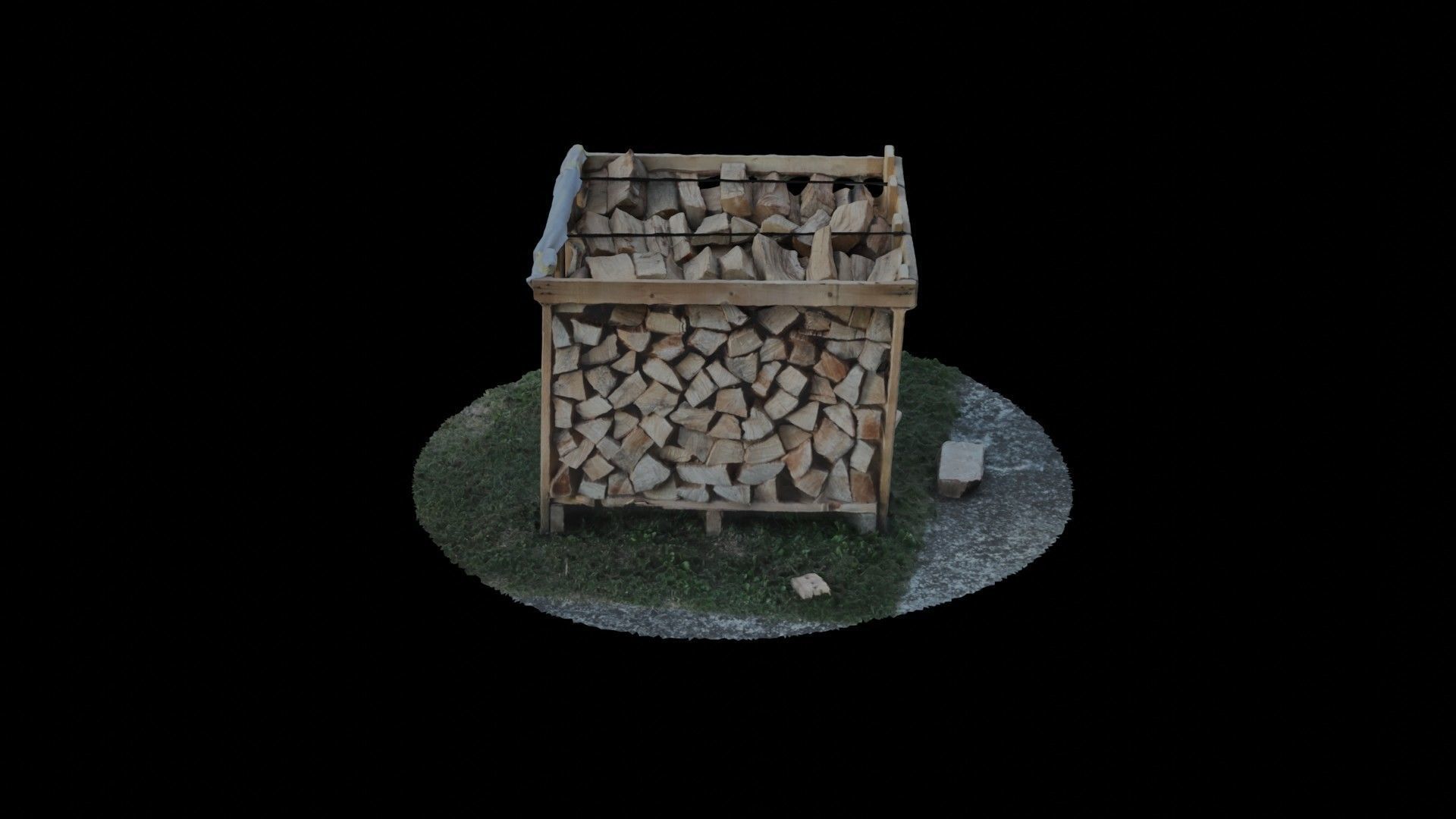 Wood Heap - Scanned 3D model_42