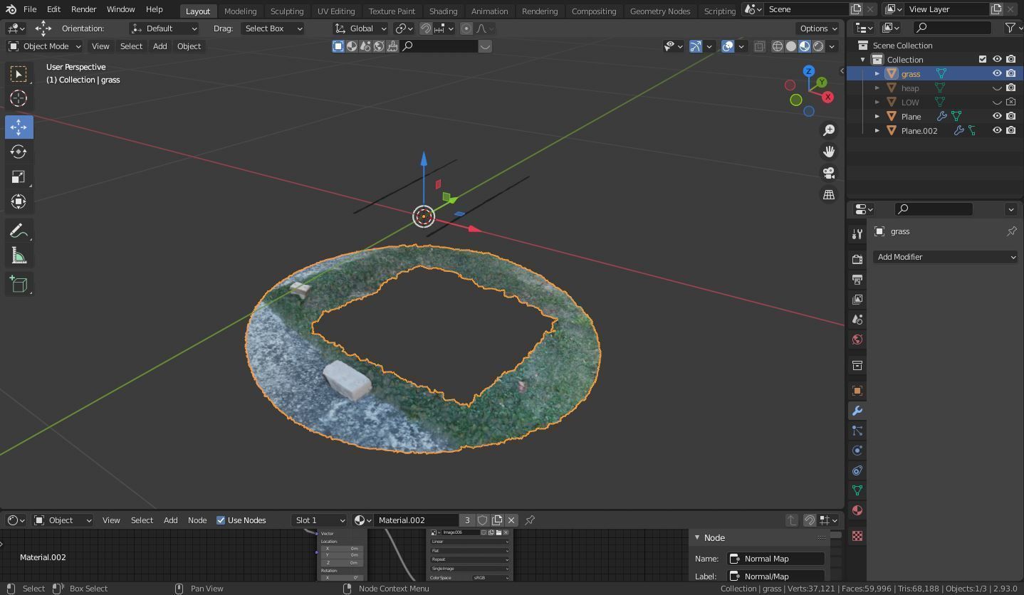 Wood Heap - Scanned 3D model_2
