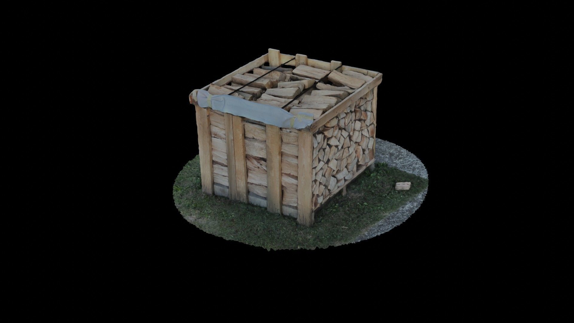 Wood Heap - Scanned 3D model_85