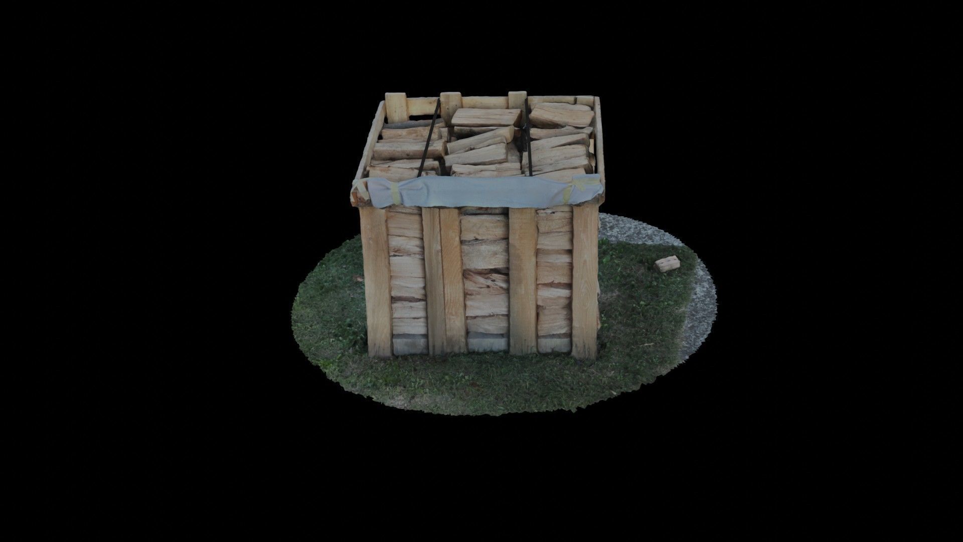 Wood Heap - Scanned 3D model_102
