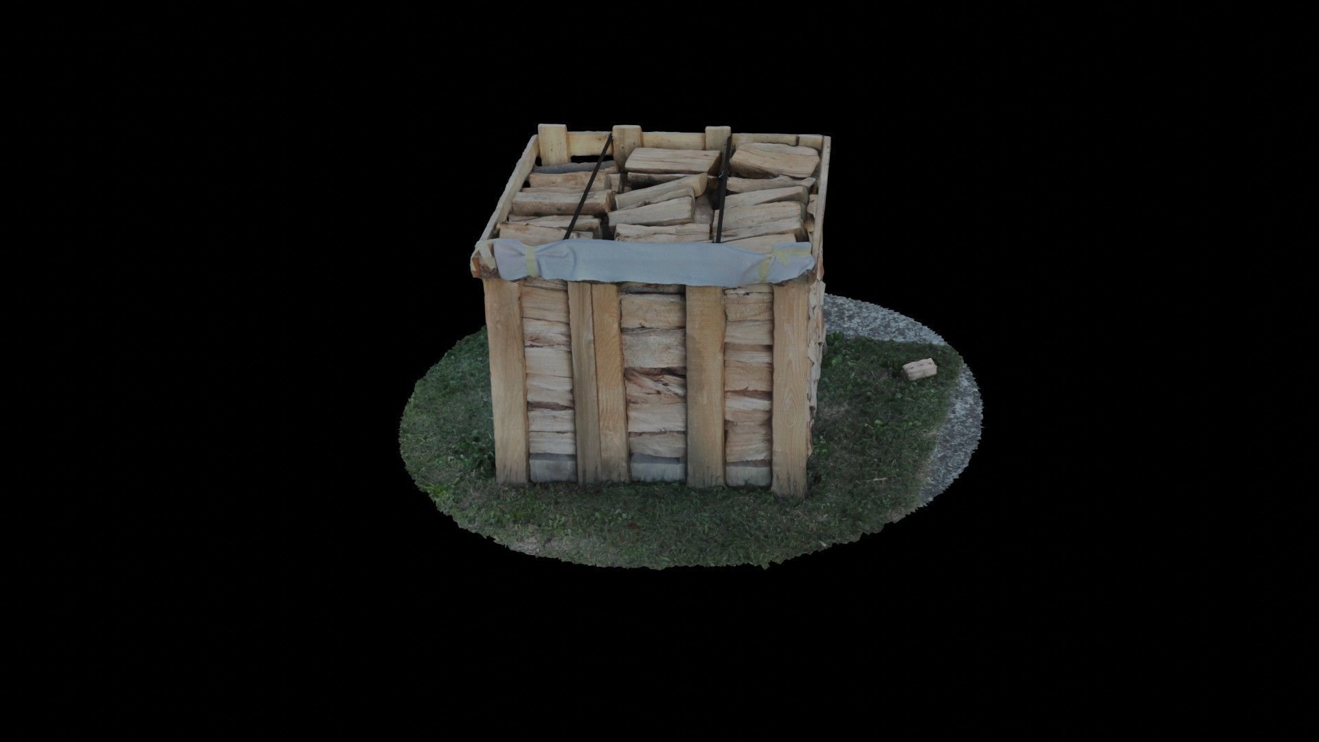 Wood Heap - Scanned 3D model_98