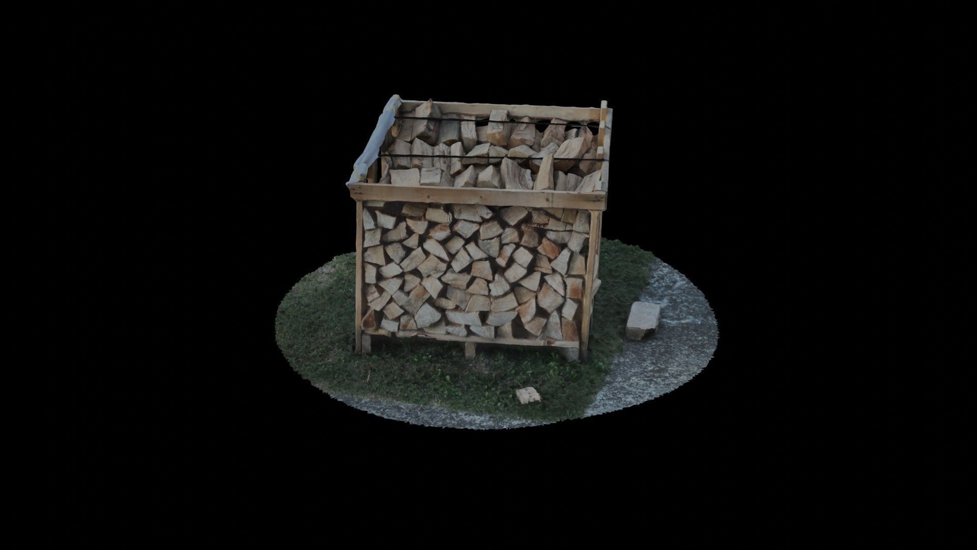 Wood Heap - Scanned 3D model_35