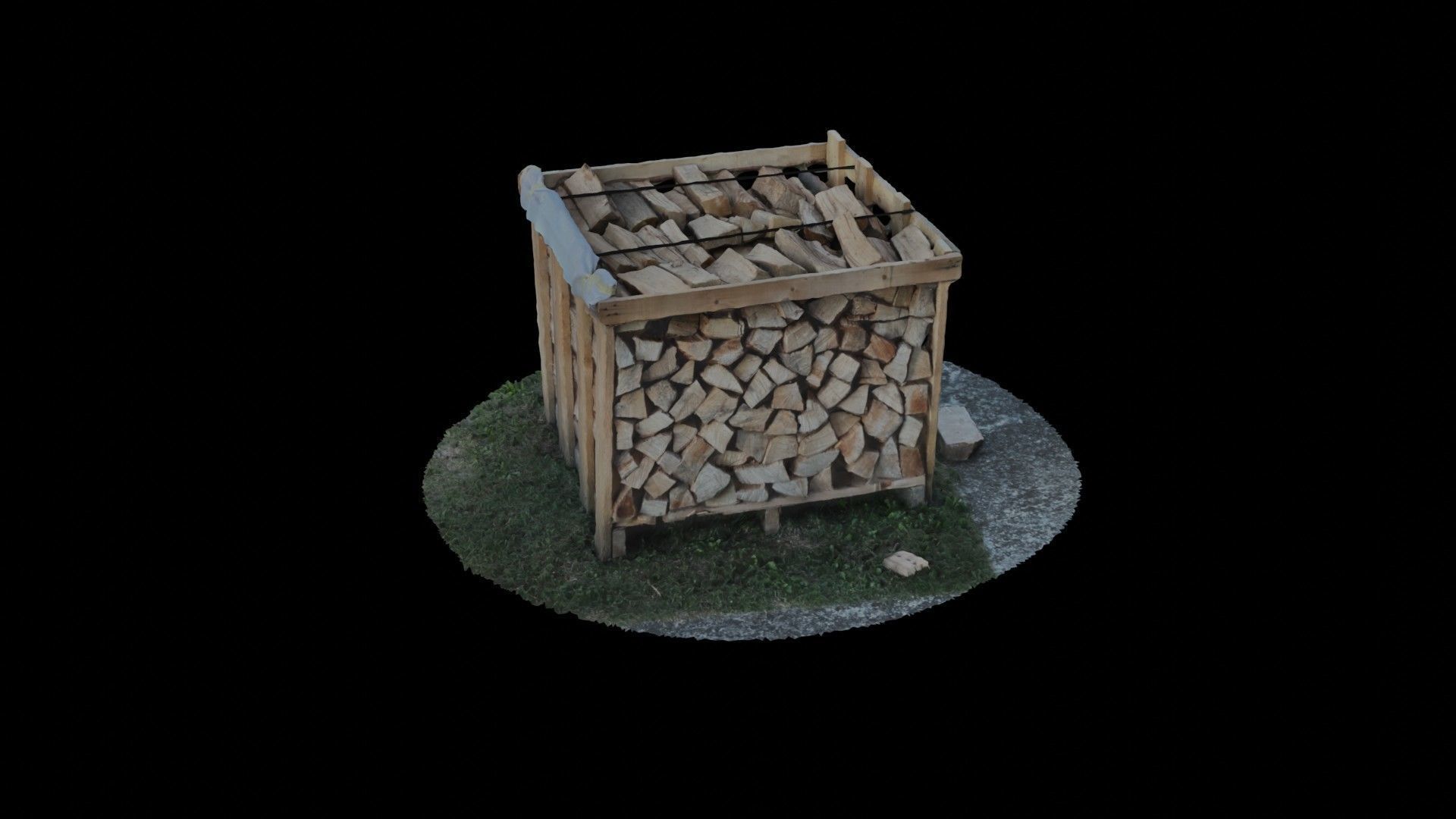 Wood Heap - Scanned 3D model_58