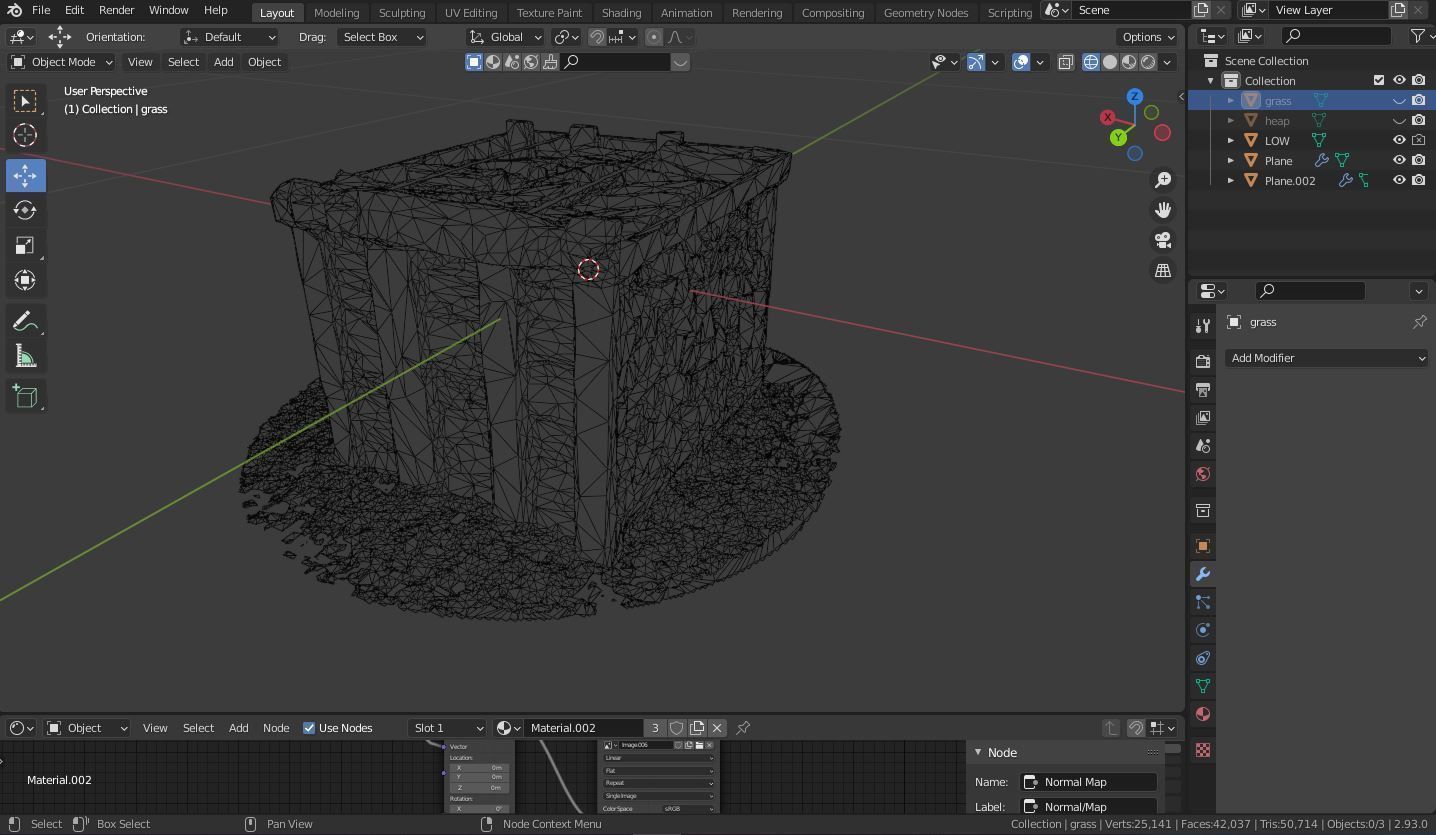 Wood Heap - Scanned 3D model_4