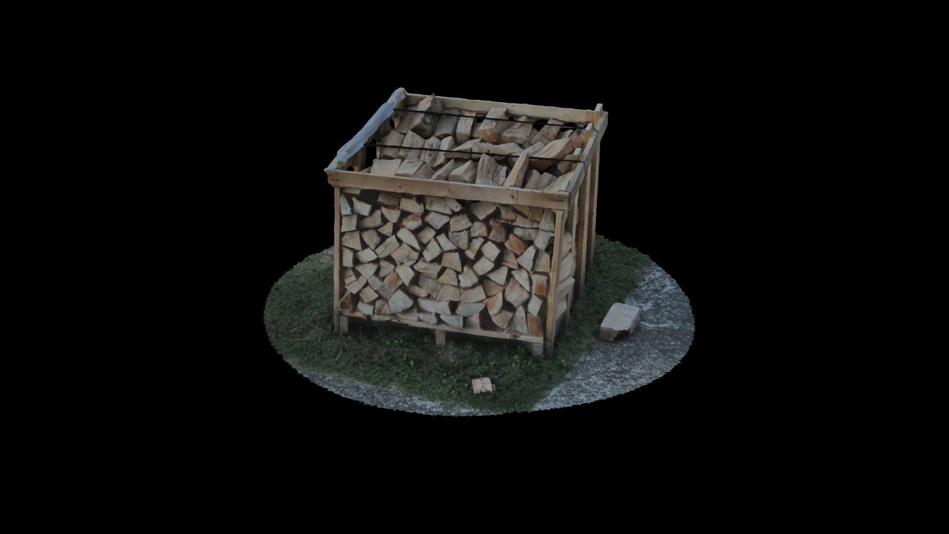 Wood Heap - Scanned 3D model_22