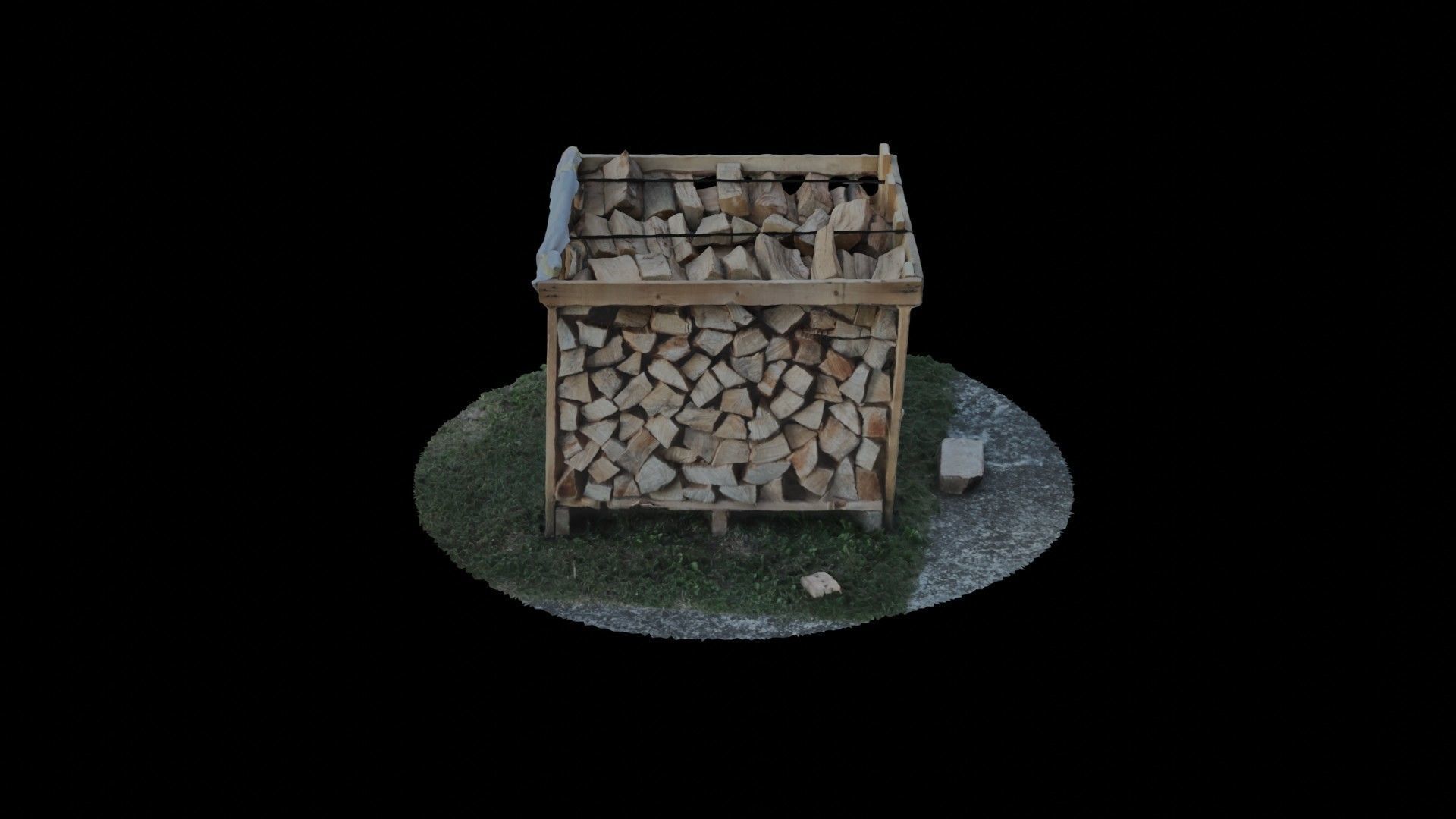 Wood Heap - Scanned 3D model_43